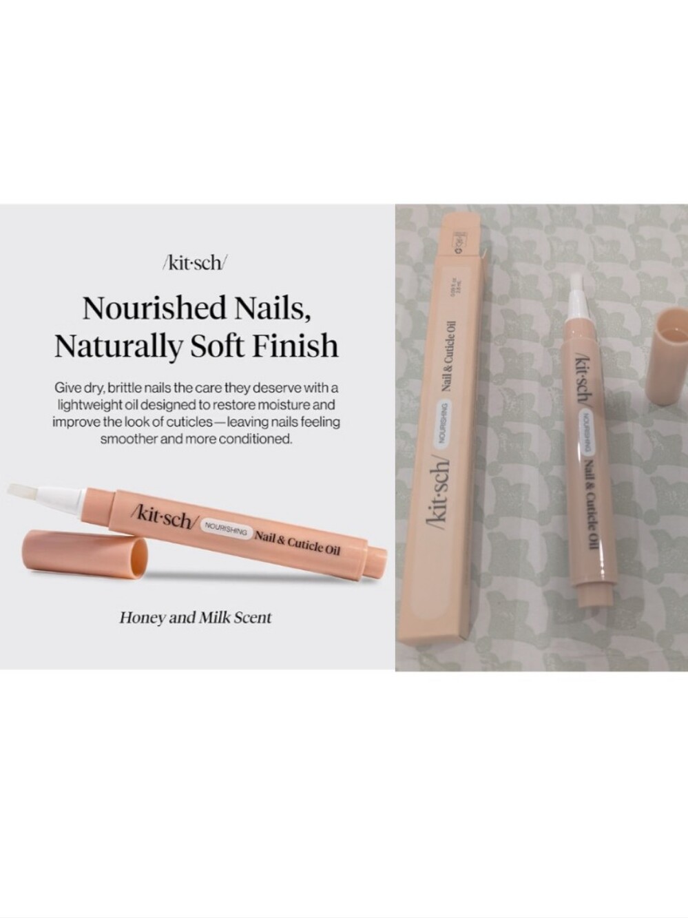 Kitsch | Nourishing Nail & Cuticle Oil Pen In Honey & Milk